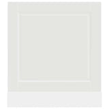 Dishwasher Panel Porto White 60x1.5x67 cm Engineered Wood - Top-Down View