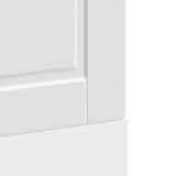 Dishwasher Panel Porto White 60x1.5x57 cm Engineered Wood