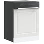 Dishwasher Panel Porto White 60x1.5x57 cm Engineered Wood