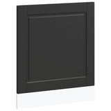 Dishwasher Panel Porto Black 60x1,5x57 cm Engineered Wood