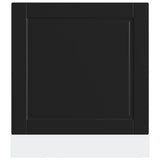 Dishwasher Panel Porto Black 60x1,5x57 cm Engineered Wood
