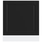 Dishwasher Panel Porto Black 60x1,5x57 cm Engineered Wood