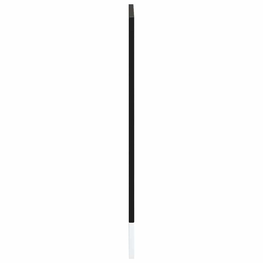 Dishwasher Panel Porto Black 60x1,5x57 cm Engineered Wood