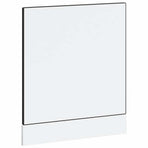 Dishwasher Panel Porto Black 60x1,5x57 cm Engineered Wood