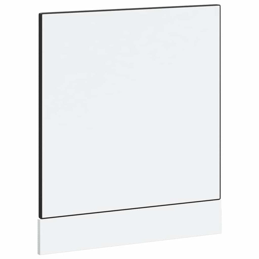 Dishwasher Panel Porto Black 60x1,5x57 cm Engineered Wood