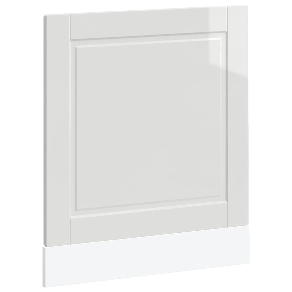 Dishwasher Panel Porto High Gloss White 60x1,5x57 cm Engineered Wood