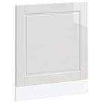 Dishwasher Panel "Porto" High Gloss White 60x1.5x57 cm