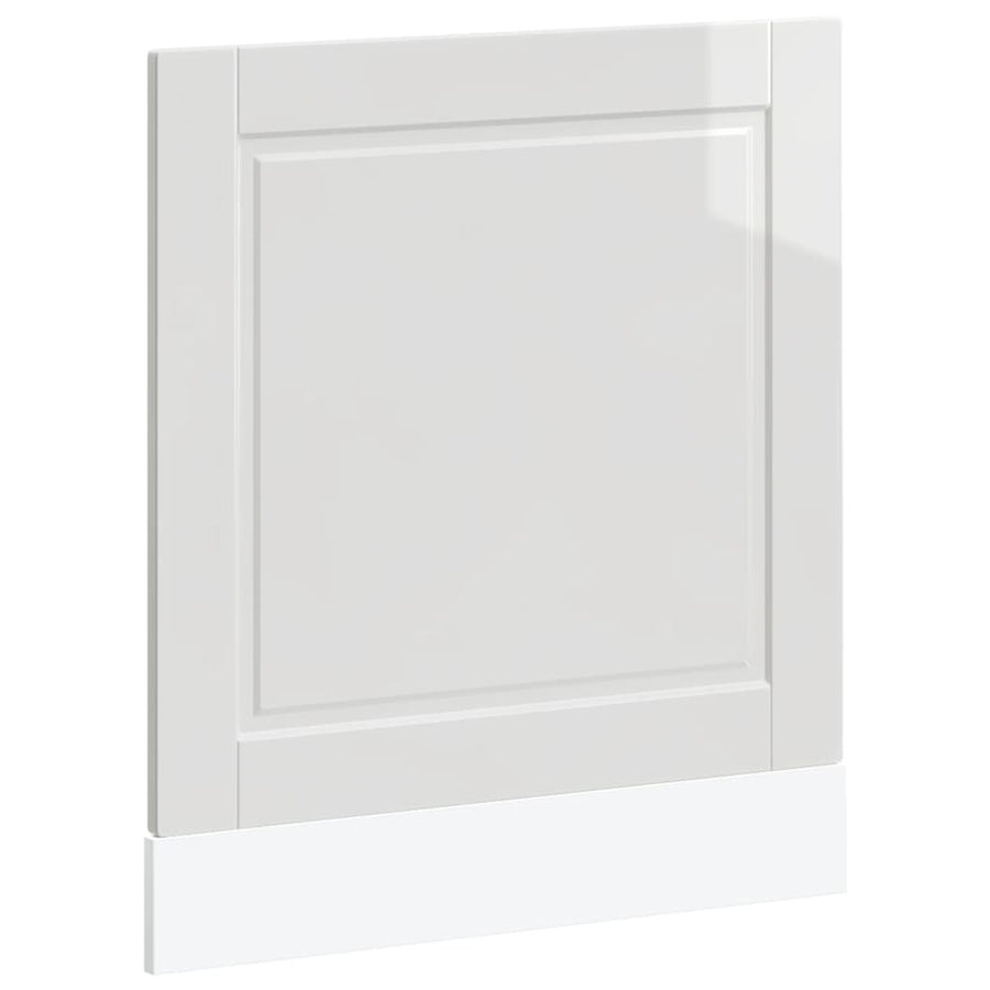 Dishwasher Panel "Porto" High Gloss White 60x1.5x57 cm