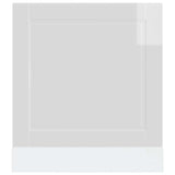 Dishwasher Panel Porto High Gloss White 60x1,5x57 cm Engineered Wood