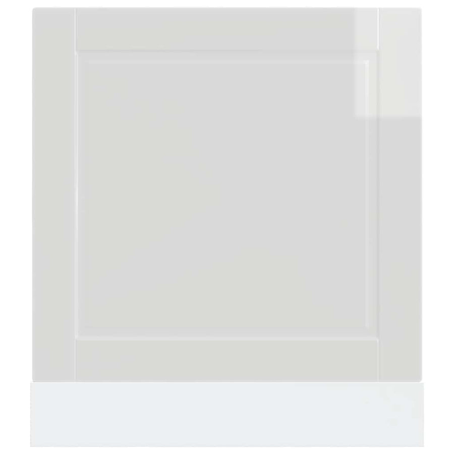 Dishwasher Panel "Porto" High Gloss White 60x1.5x57 cm