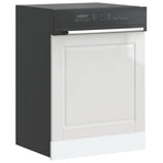Dishwasher Panel "Porto" High Gloss White 60x1.5x57 cm