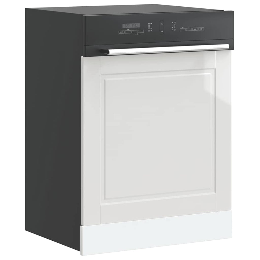 Dishwasher Panel "Porto" High Gloss White 60x1.5x57 cm