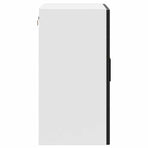 Kitchen Wall Cabinet with Glass Door "Porto" Black