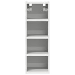 Hanging Cabinet "Riga" White 20x29,5x60 cm Engineered Wood