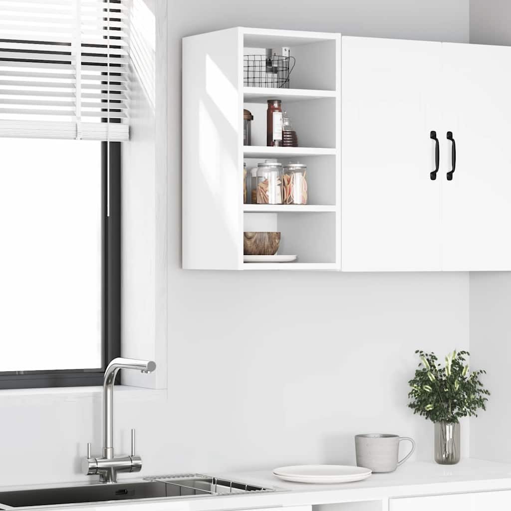 Hanging Cabinet "Riga" White 30x29,5x60 cm Engineered Wood