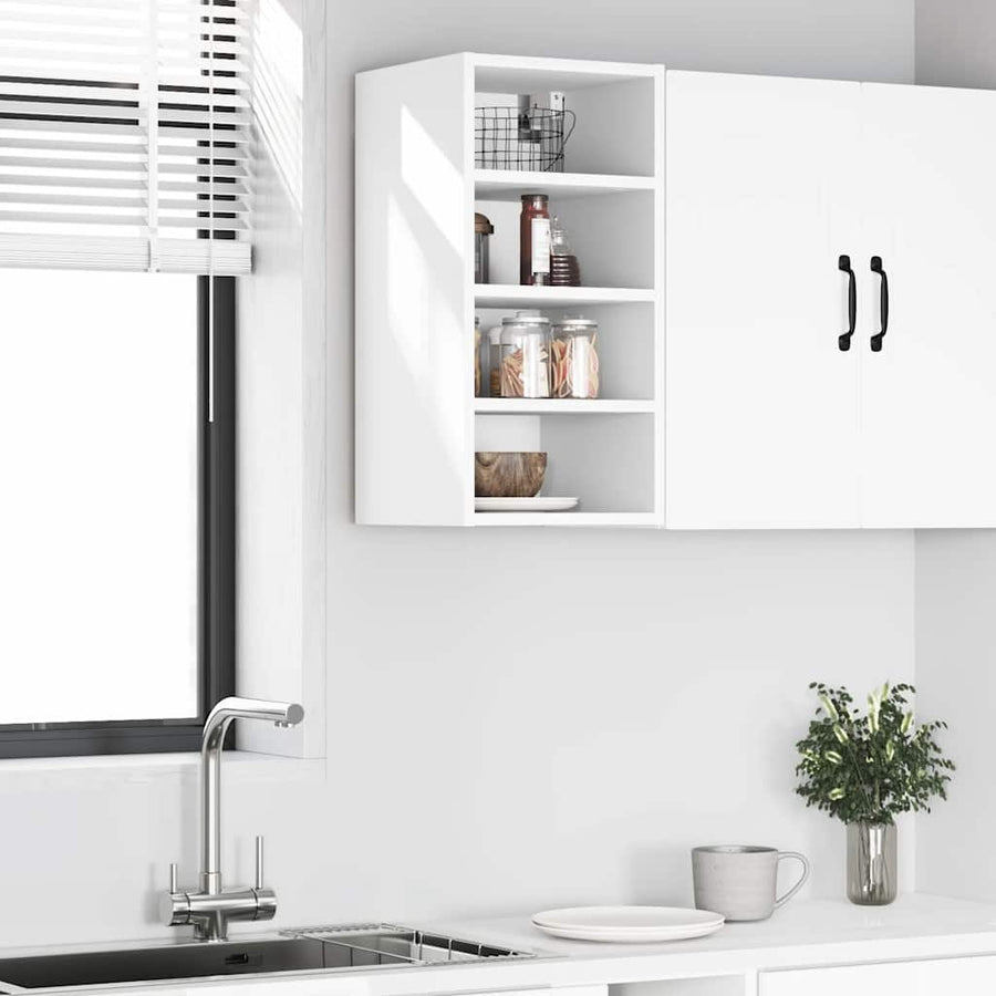 Hanging Cabinet "Riga" White 30x29,5x60 cm Engineered Wood