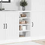 Bottom Cabinet "Riga" White 40x44,5x81,5 cm Engineered Wood