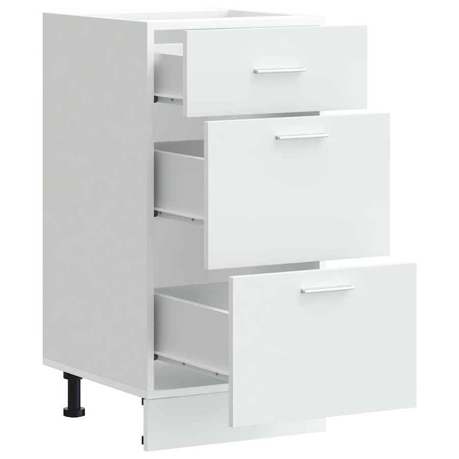 Bottom Cabinet "Lyon" White 40x46x81,5 cm Engineered Wood