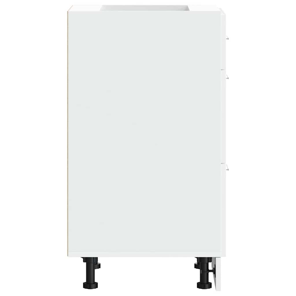 Bottom Cabinet "Lyon" White 40x46x81,5 cm Engineered Wood