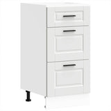 Kitchen Base Cabinet Porto White Engineered Wood
