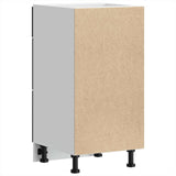 Kitchen Base Cabinet "Lucca" Black Engineered Wood