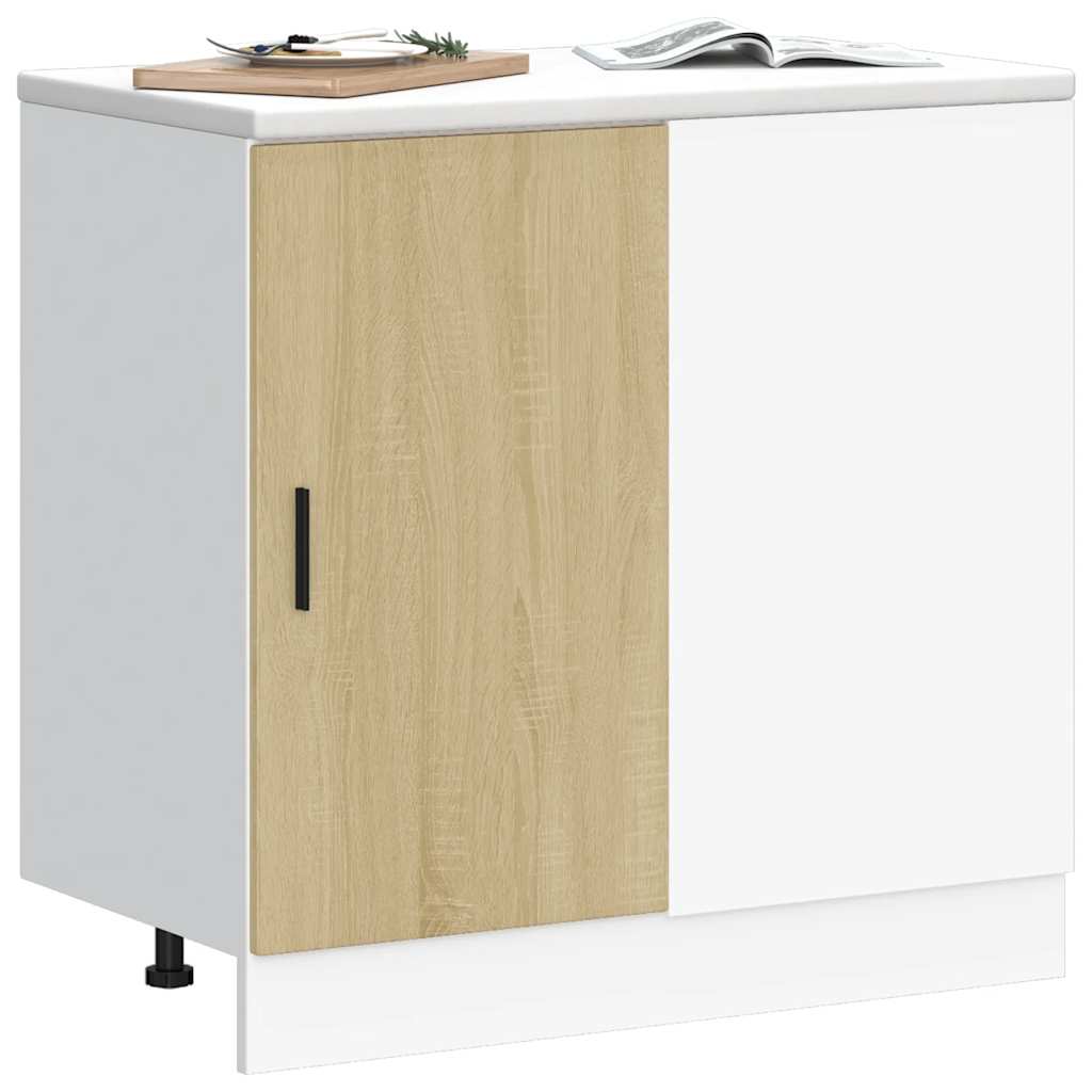 Kitchen Base Cabinet "Lyon" Sonoma Oak Engineered Wood