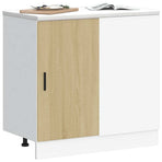 Kitchen Base Cabinet "Lyon" Sonoma Oak Engineered Wood