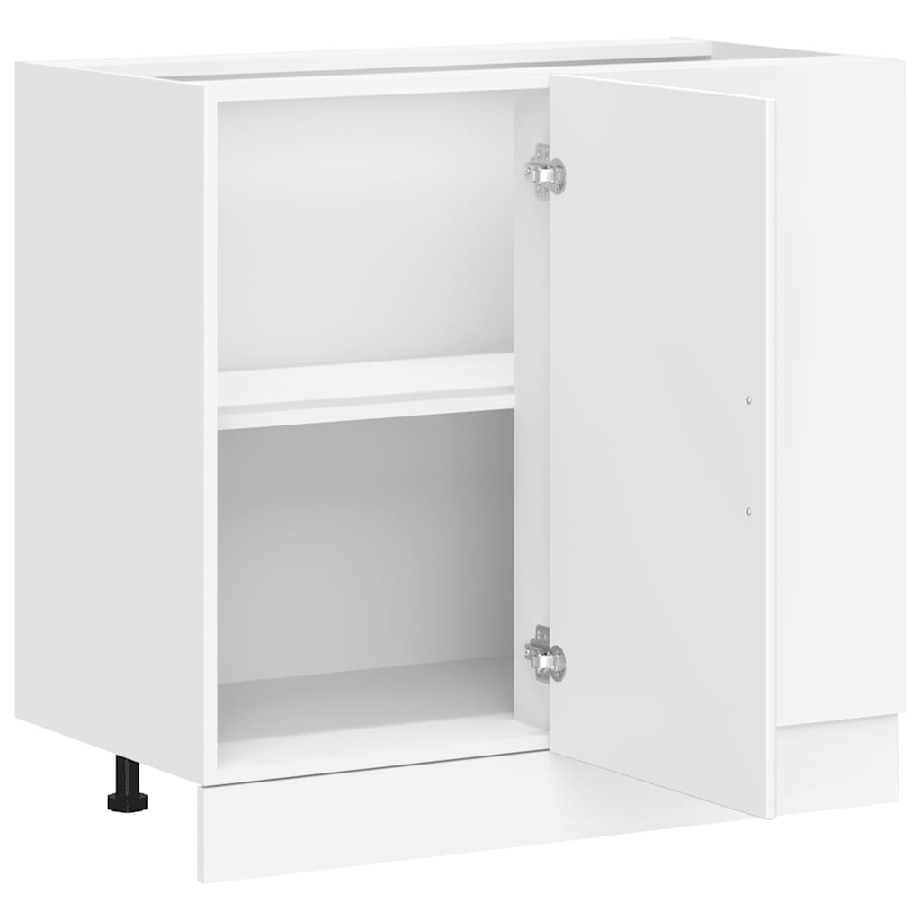 Kitchen Base Cabinet Lucca White Engineered Wood