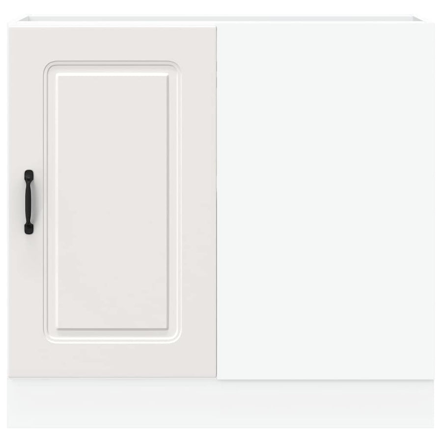 Kitchen Base Cabinet Kalmar White Engineered Wood