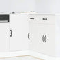 Kitchen Base Cabinet Kalmar White Engineered Wood