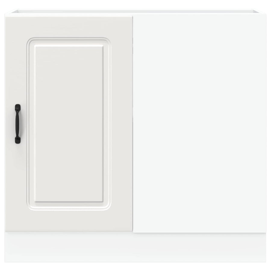 Kitchen Base Cabinet Kalmar White Engineered Wood