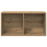 LP Storage Box Artisan Oak 69.5x34x36 cm Engineered Wood - Top-Down View