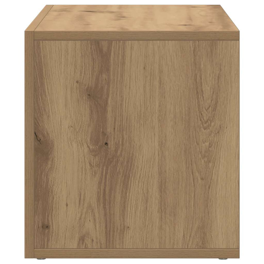 LP Storage Box Artisan Oak 69.5x34x36 cm Engineered Wood
