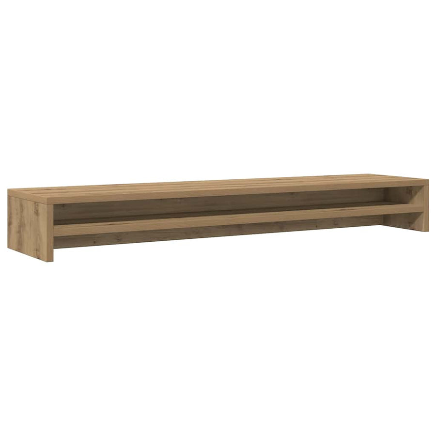 Monitor Stand Artisan Oak 100x24x13 cm Engineered Wood