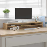 Monitor Stand Artisan Oak 100x24x13 cm Engineered Wood