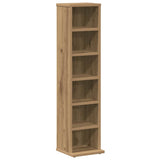 CD Cabinet Artisan Oak 21x20x88 cm Engineered Wood - Front View