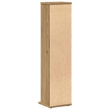 CD Cabinet Artisan Oak 21x20x88 cm Engineered Wood - Rear View