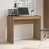 Desk Artisan Oak 90x40x72 cm Engineered Wood - Side View