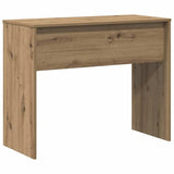 Desk Artisan Oak 90x40x72 cm Engineered Wood - Rear View