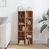 CD Cabinets 2 pcs Old Wood 21x16x93.5 cm Engineered Wood - Side View