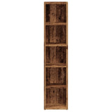 CD Cabinets 2 pcs Old Wood 21x16x93.5 cm Engineered Wood