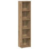 CD Cabinets 2 pcs Artisan Oak 21x16x93,5 cm Engineered Wood - Top-Down View