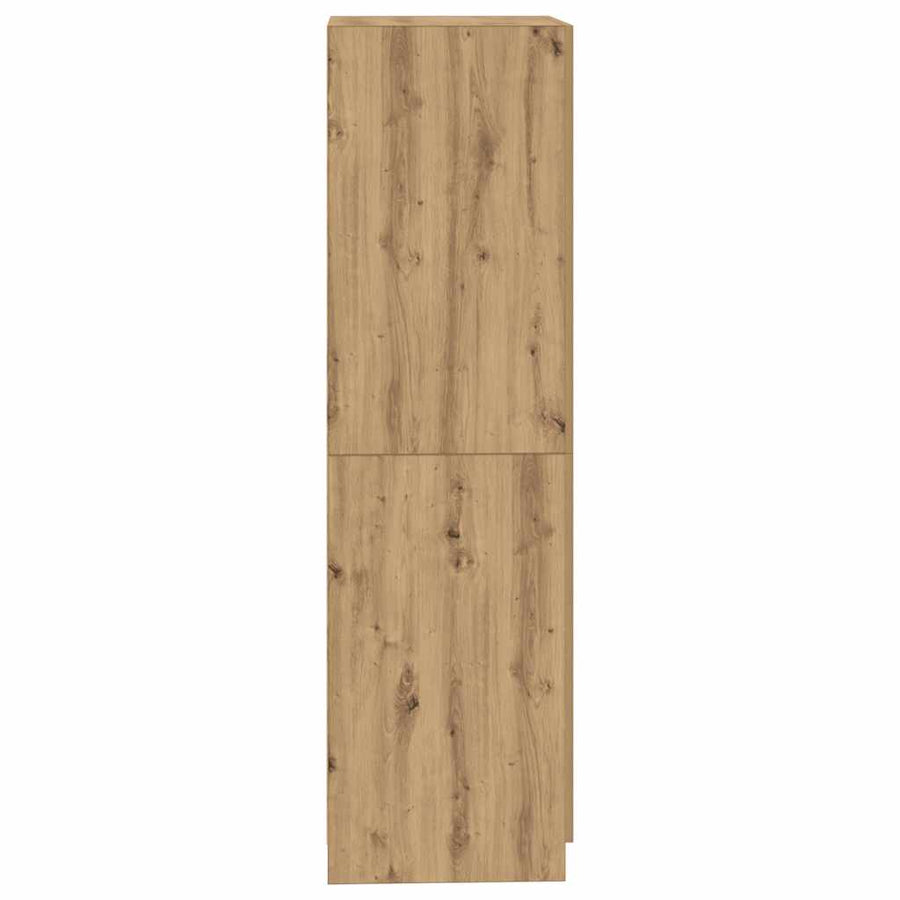 Wardrobe Artisan Oak 80x52x180 cm Engineered Wood