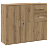 Sideboard Artisan Oak 91x29.5x75 cm Engineered Wood - Front View