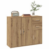 Sideboard Artisan Oak 91x29.5x75 cm Engineered Wood - Side View