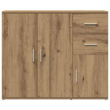Sideboard Artisan Oak 91x29.5x75 cm Engineered Wood - 45-Degree Angle