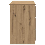 Writing Desk Artisan Oak 140x50x77 cm Engineered Wood