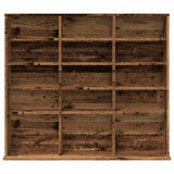 CD Cabinet Old Wood 100x23x89.5 cm Engineered Wood - Top-Down View