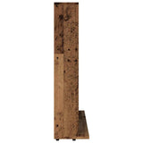 CD Cabinet Old Wood 100x23x89.5 cm Engineered Wood - Rear View