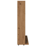 CD Cabinet Artisan Oak 100x23x89.5 cm Engineered Wood - Rear View